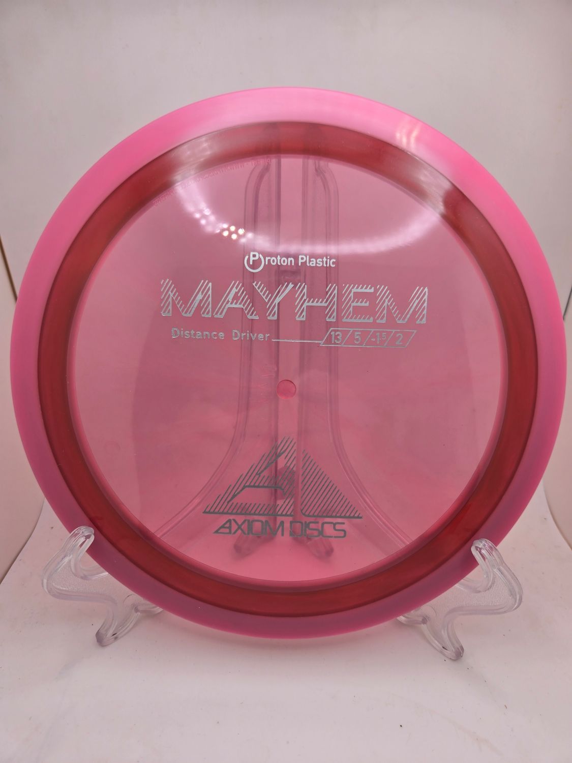 Axiom Discs Mayhem Proton Pink with Pink Rim 174g