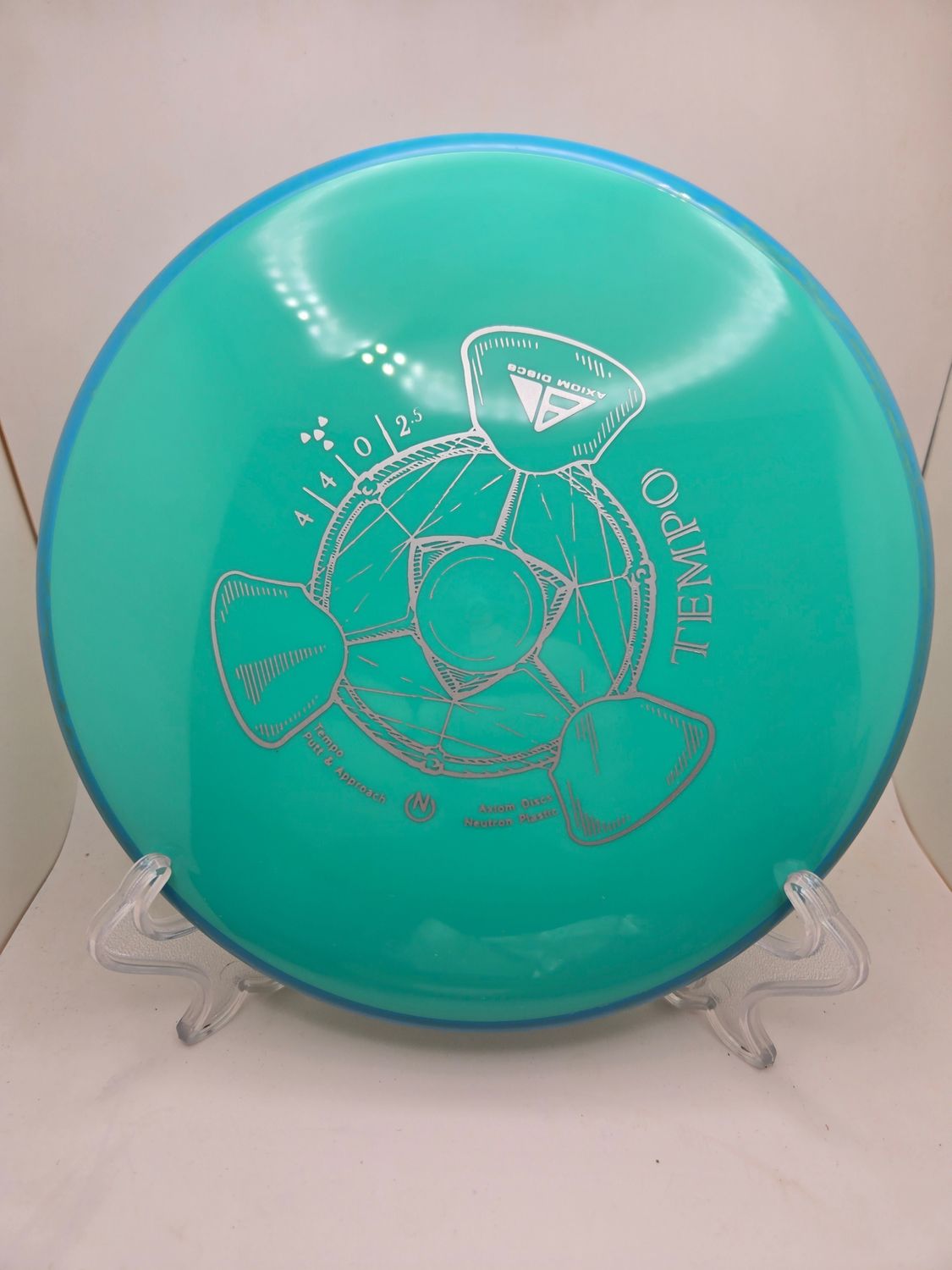 Axiom Discs Tempo Neutron Stock Mint Green with Green Rim 174g