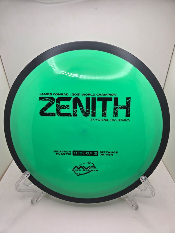 MVP Discs James Conrad/2021 World Champion Green Neutron Zenith 167g