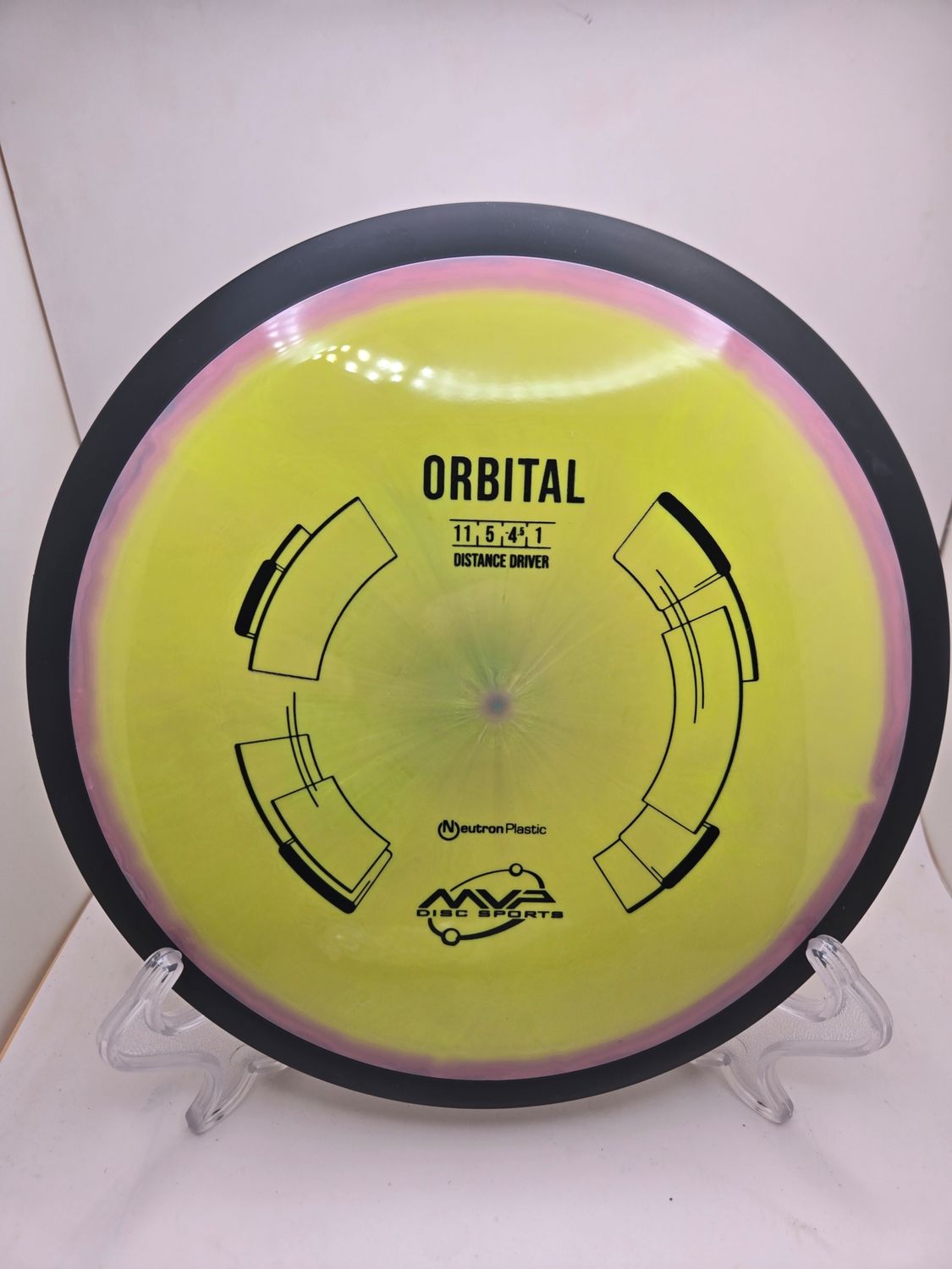 MVP Orbital Yellow/Pink Stamped Neutron Orbital 175g