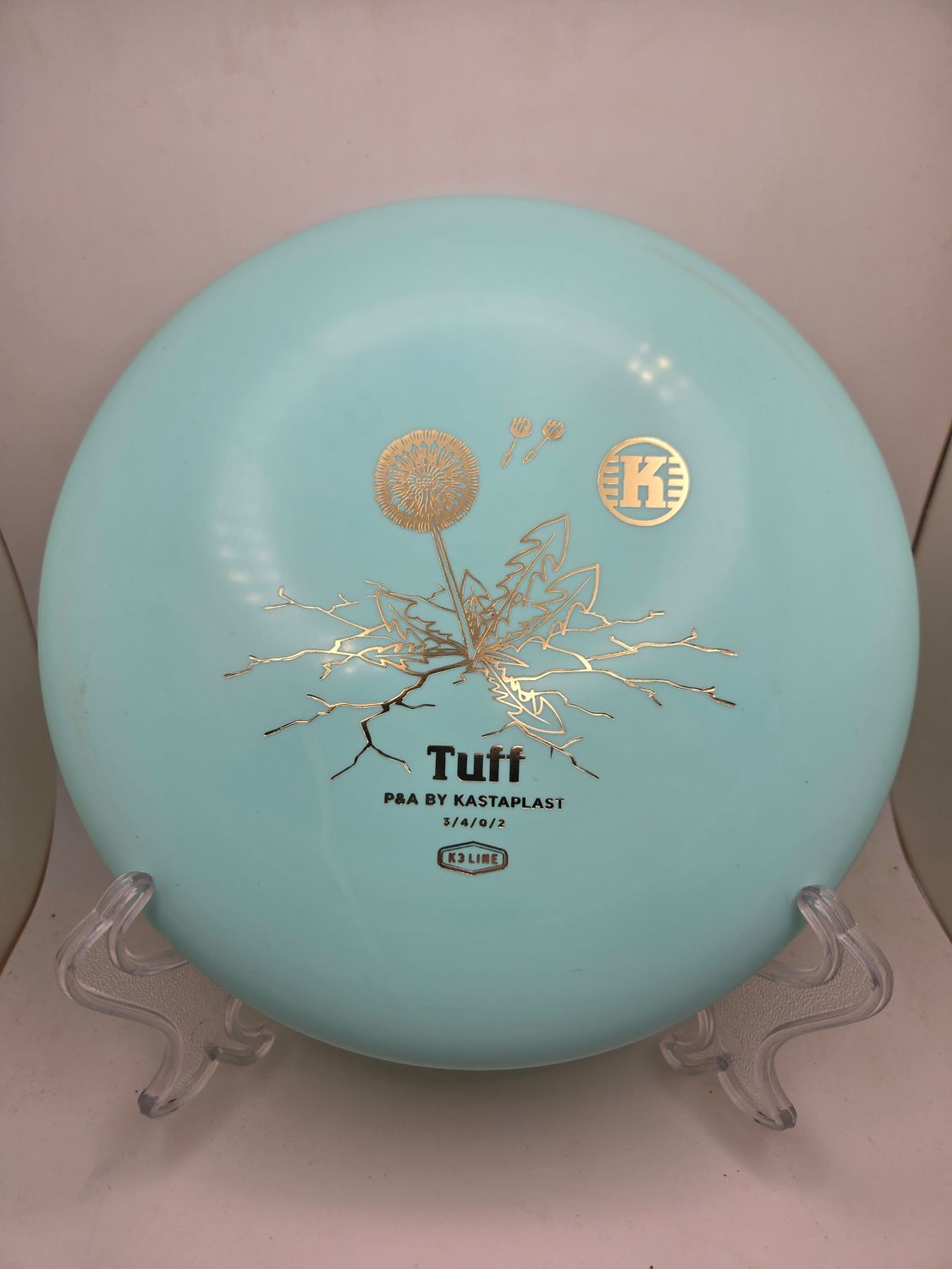 Kastaplast Discs K3 First Run Mint Tuff with Gold Stamp 174g