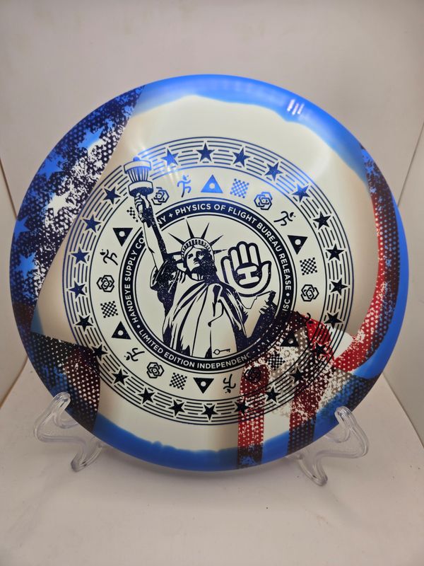 Westside Discs Tournament Orbit Pine Red, White and Blue Handeye Supply Company Independence Day 176g