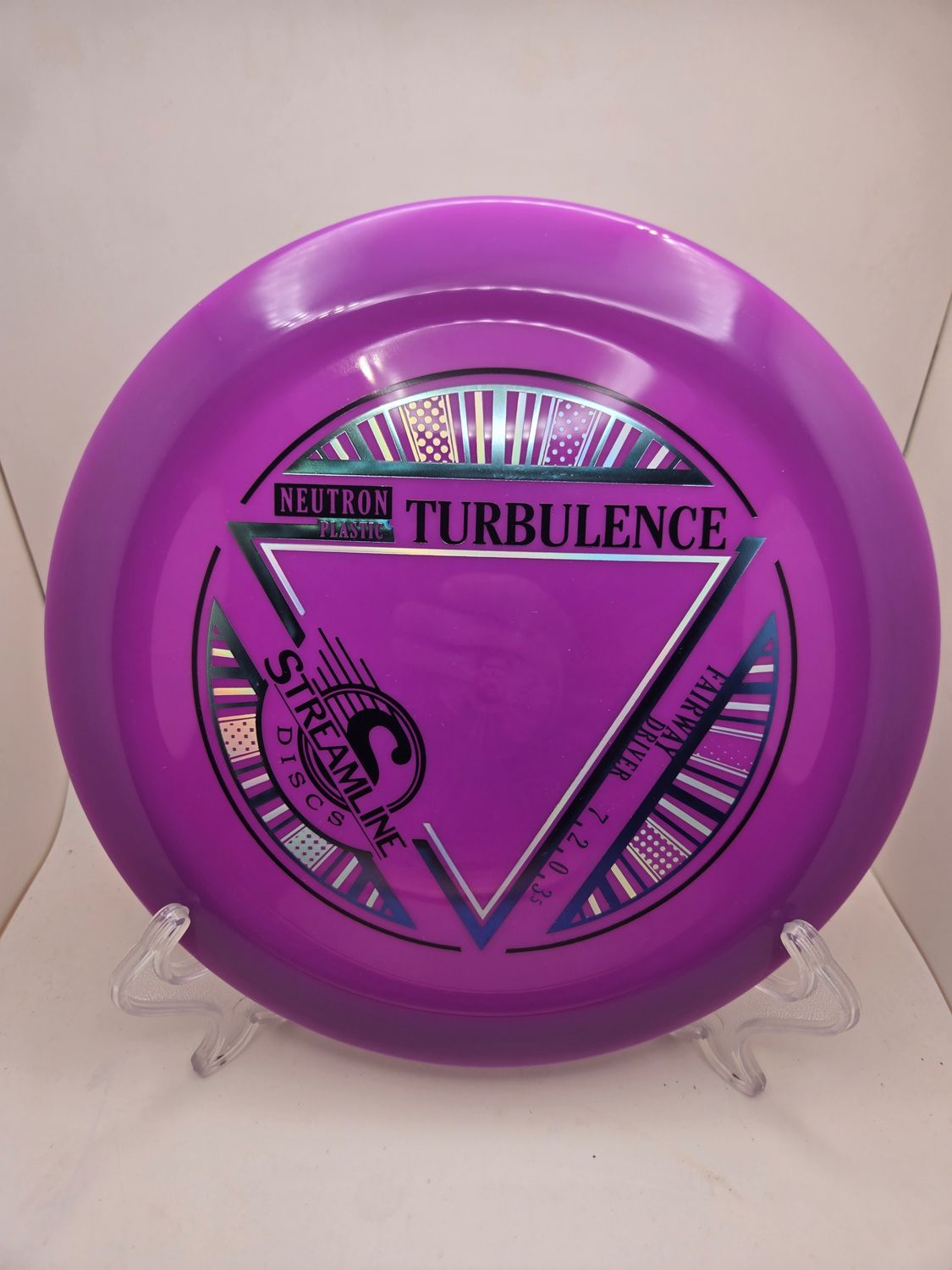 Streamline Discs Neutron Turbulence - Purple Stock Stamp 171g