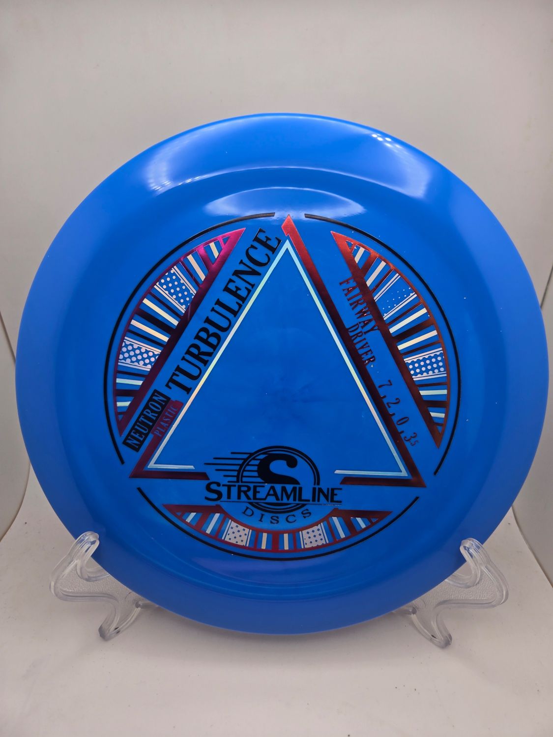 Streamline Discs Neutron Turbulence - Blue Stock Stamp 168g