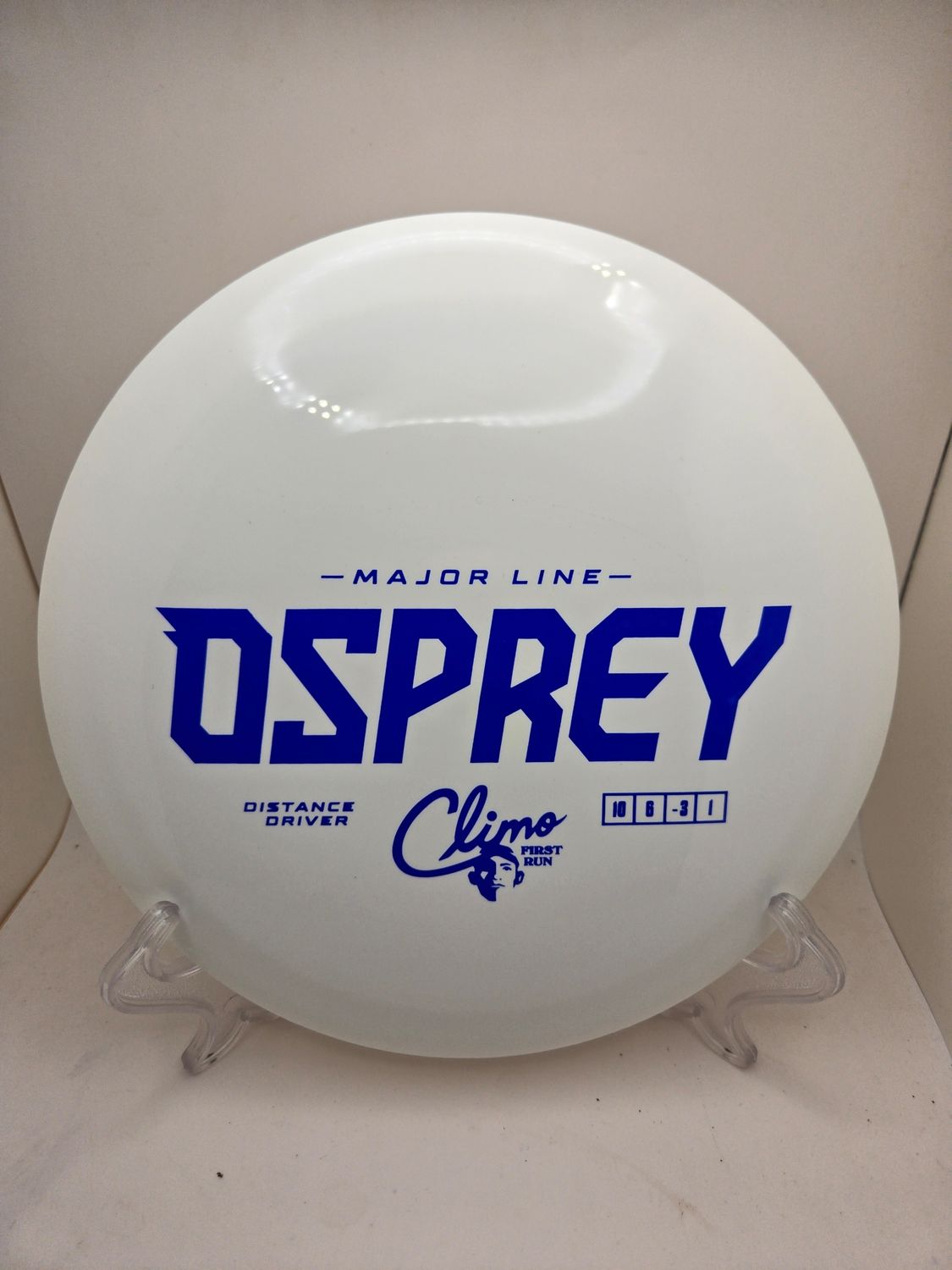 Climo Discs First Run Major Line Osprey White 169g