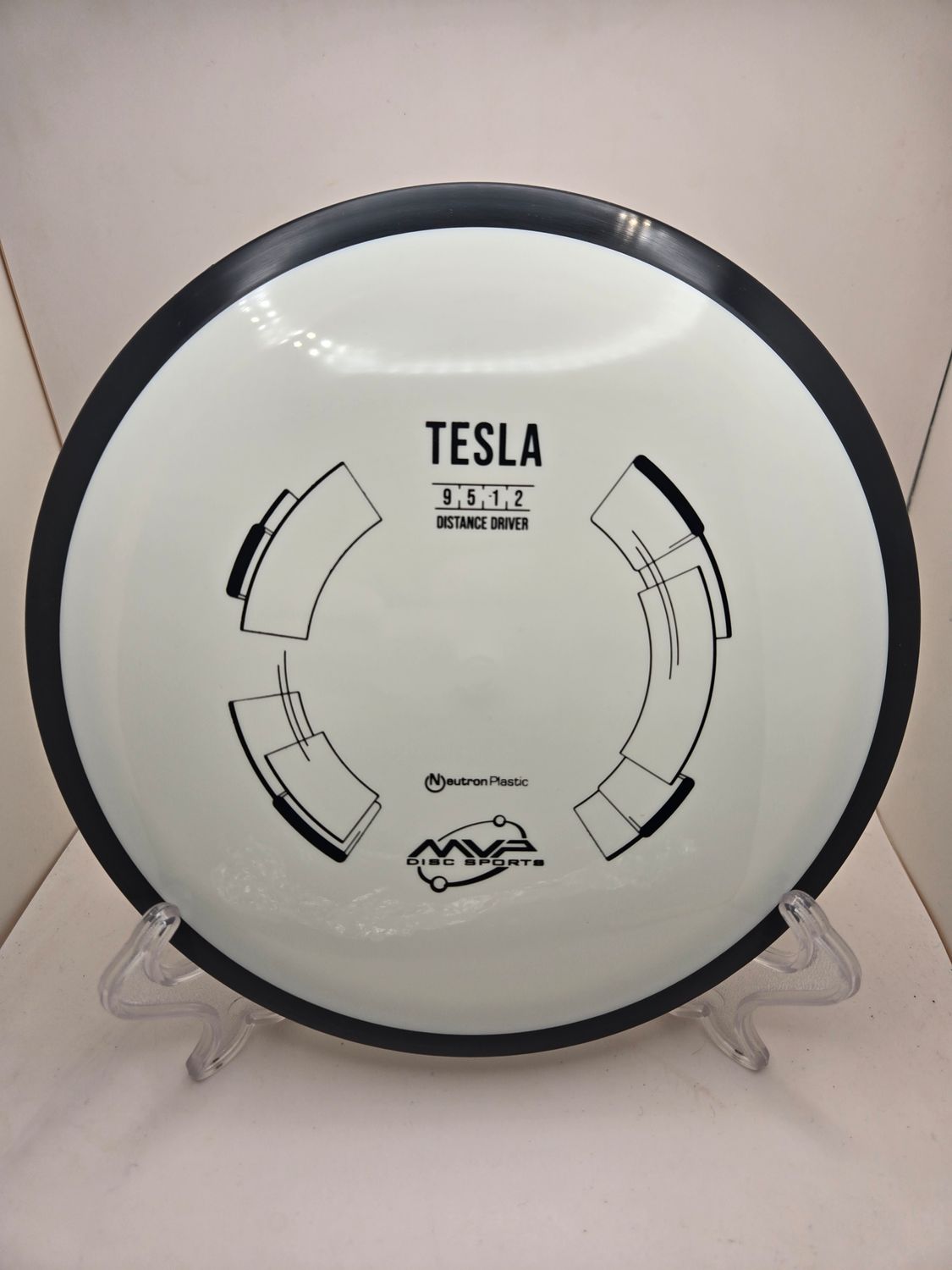 MVP Discs White Stamped Tesla Neutron 172g