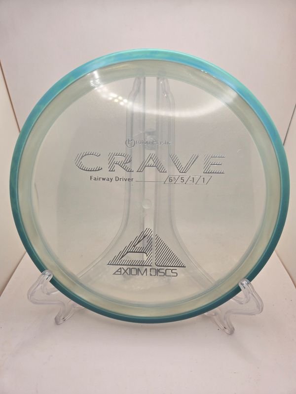 Axiom Discs Team MVP Proton Crave Clear Plate Blue Rim 169g