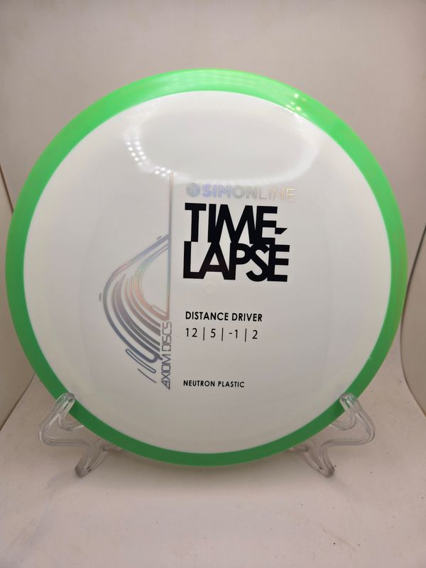 Axiom Discs Neutron Time-Lapse - Stock (retooled) White with Green Rim 175g