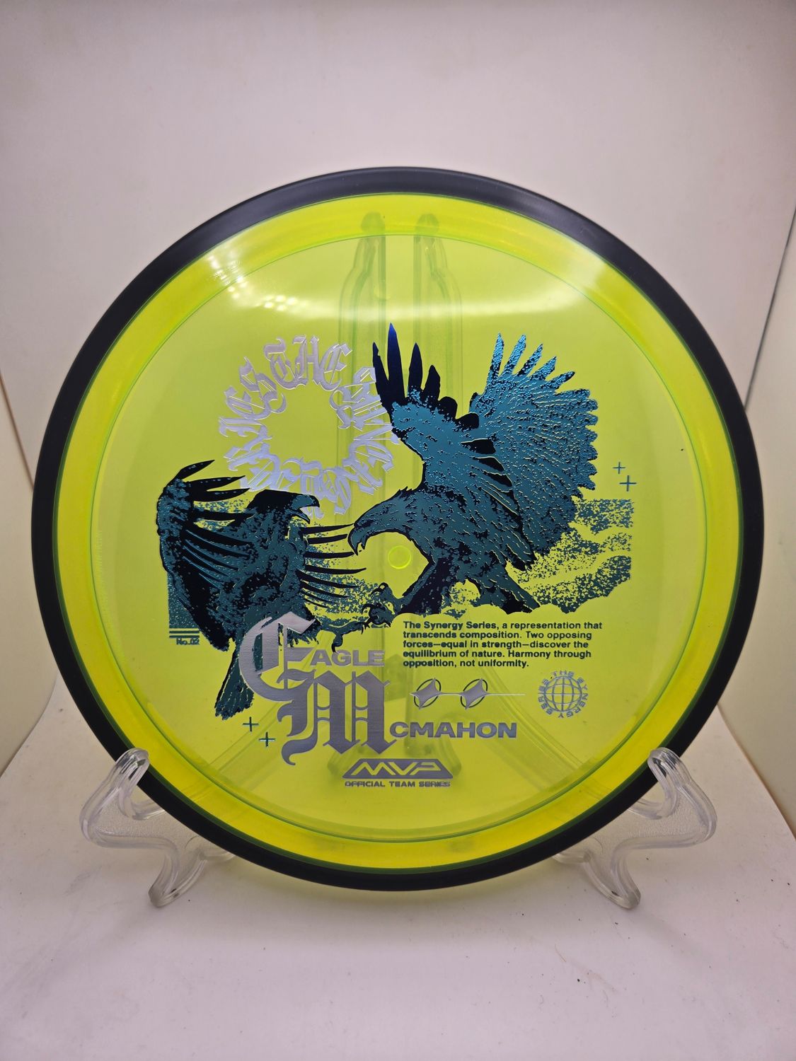 MVP Discs Proton Resistor - Eagle McMahon Synergy Series Dayglow Yellow 168g