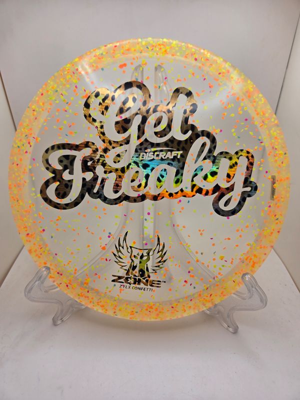 Discraft  Discs Brodie Smith Z FLX Confetti Zone &quot;Get Freaky&quot; Orange 173-174g
