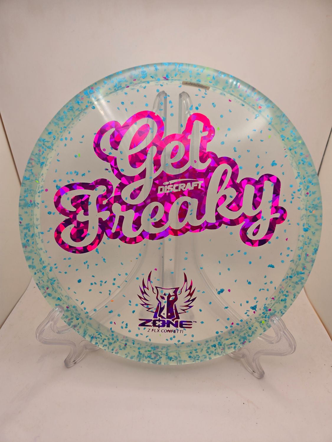 Discraft  Discs Brodie Smith Z FLX Confetti Zone &quot;Get Freaky&quot; Blue 173-174g