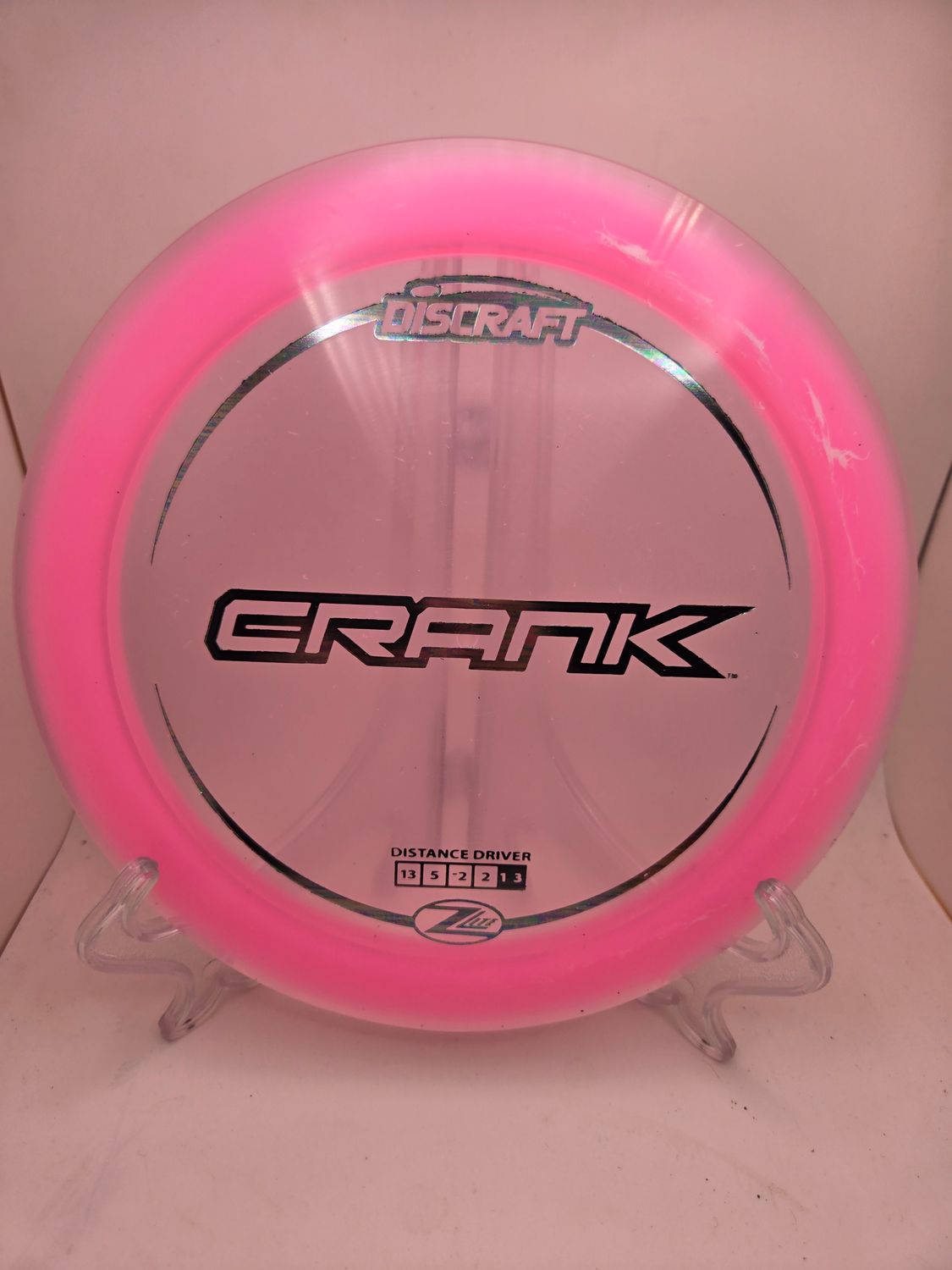 Discraft Discs Crank Z Lite Pink with Silver Stamp 159g