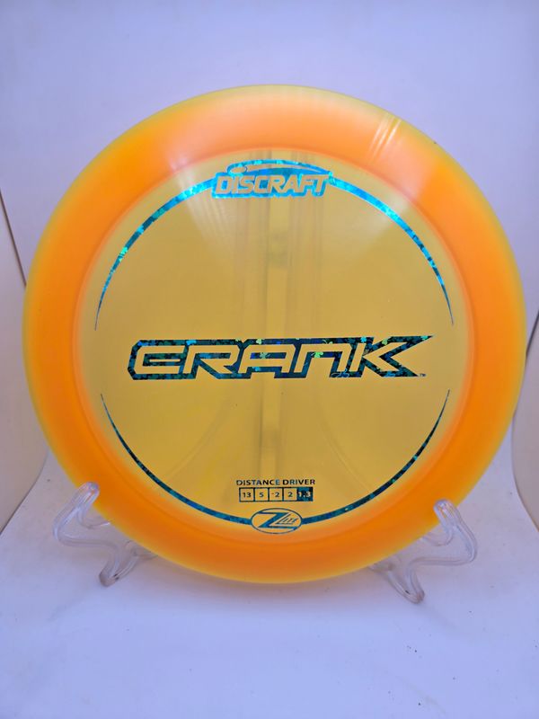 Discraft Discs Crank Z Lite Orange with Blue Clover Stamp 158g