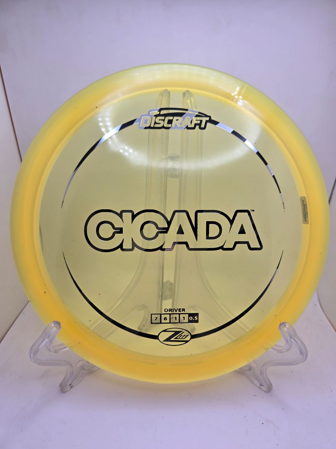 Discraft Discs Z Lite Cicada Yellow with Black/Silver Stamp 160-163g