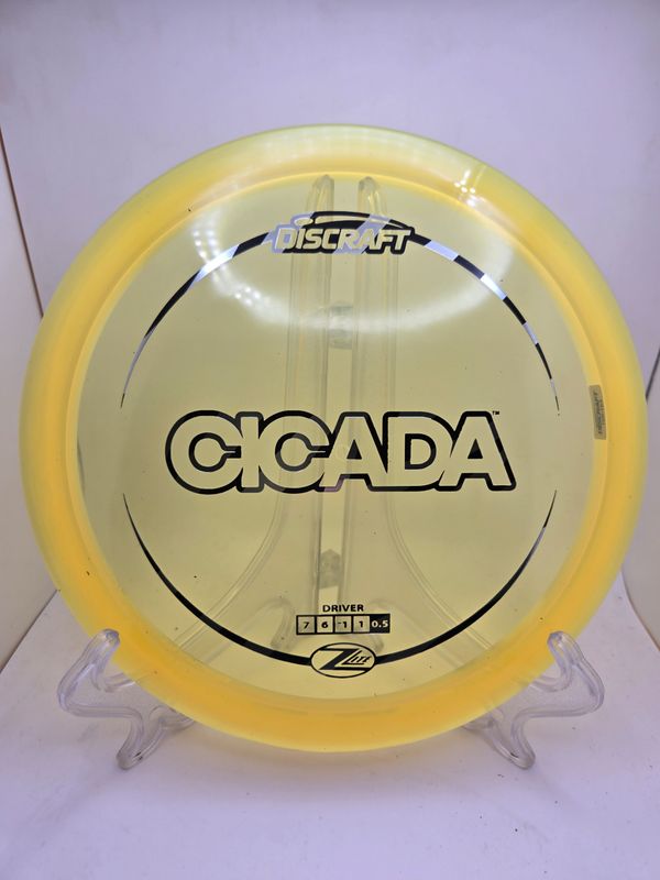 Discraft Discs Z Lite Cicada Yellow with Black/Silver Stamp 160-163g