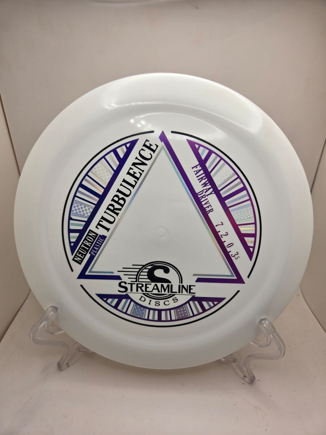 Streamline Discs Neutron Turbulence - White Stock Stamp 174g
