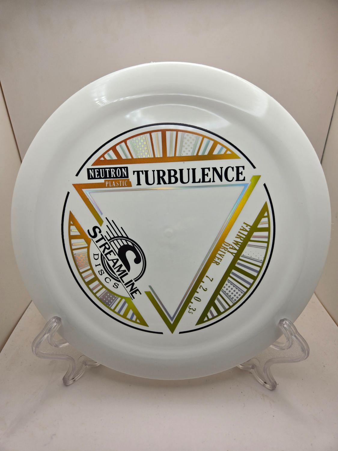 Streamline Discs Neutron Turbulence - White Stock Stamp 168g