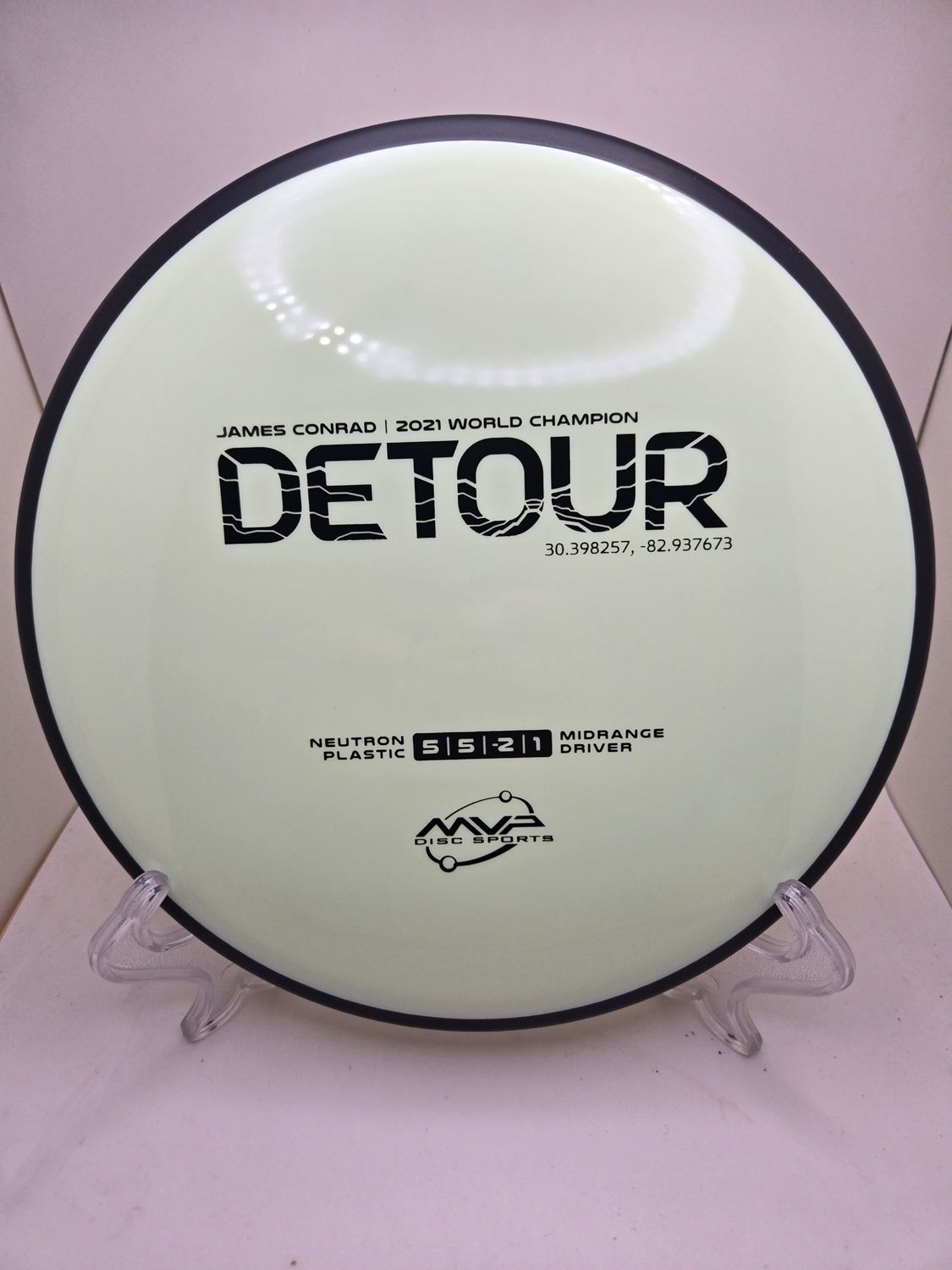 MVP Discs Neutron Whitish/Neon Yellow Detour Stock 177g