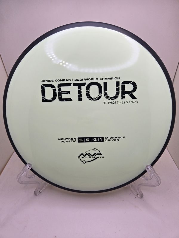 MVP Discs Neutron Whitish/Neon Yellow Detour Stock 177g