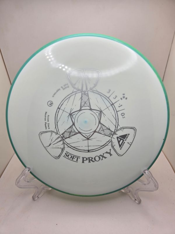 Axiom Discs Proxy Neutron Soft White with Green Rim 173g
