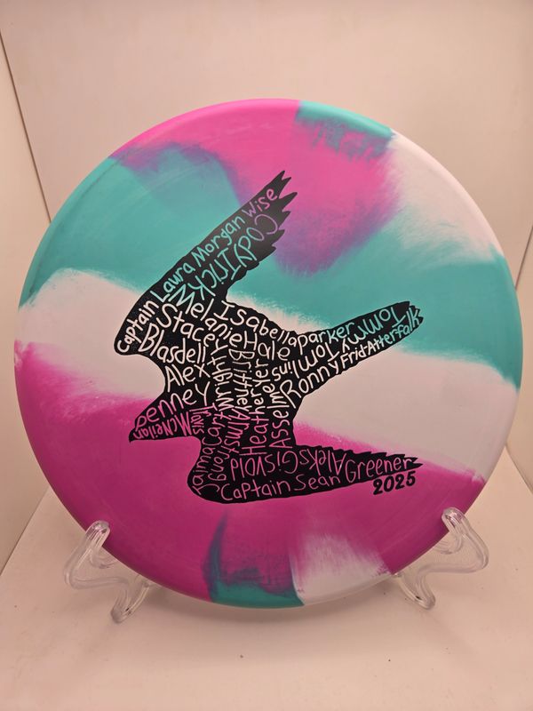 Elevation Discs 2025 Team Screech Ecoflex Pink/Blue/White 173g