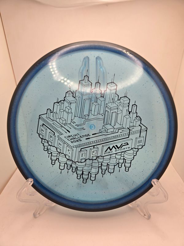MVP Discs 2025 Circuit Challenge Uplink Particle Glow   Blue 176g