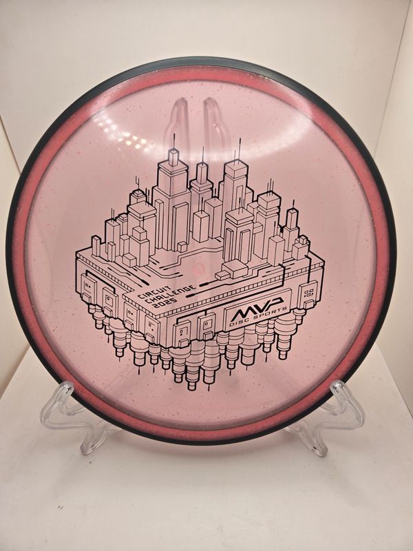 MVP Discs 2025 Circuit Challenge Uplink Particle Glow   Pink 178g