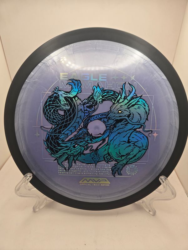 MVP Discs Plasma Dimension Silver/Purple with Blue Stamp Special Edition Eagle McMahon Team Series 172g