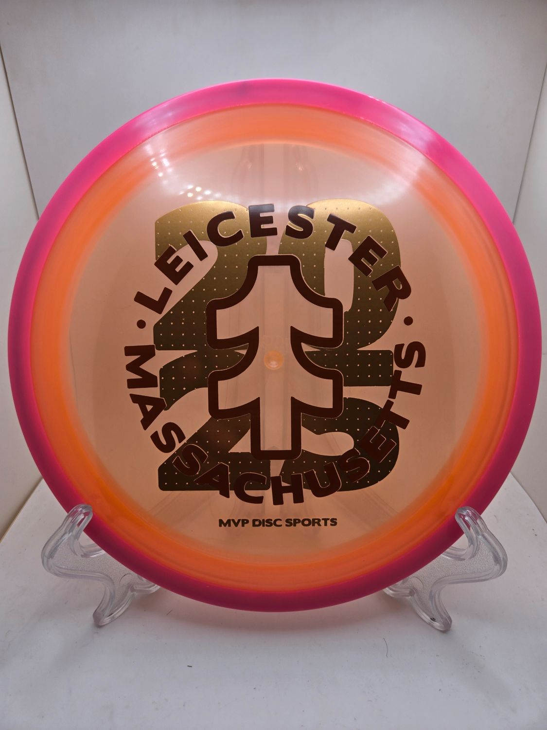 Axiom Discs Proton Time-Lapse - Stock (retooled) MVP Open 2025 Orange Plate Pink Rim 170g