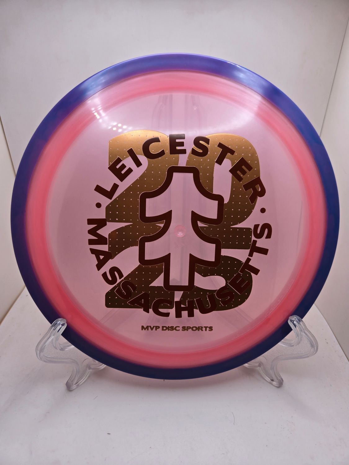 Axiom Discs Proton Time-Lapse - Stock (retooled) MVP Open 2025 Pink Plate Purple Rim 173g