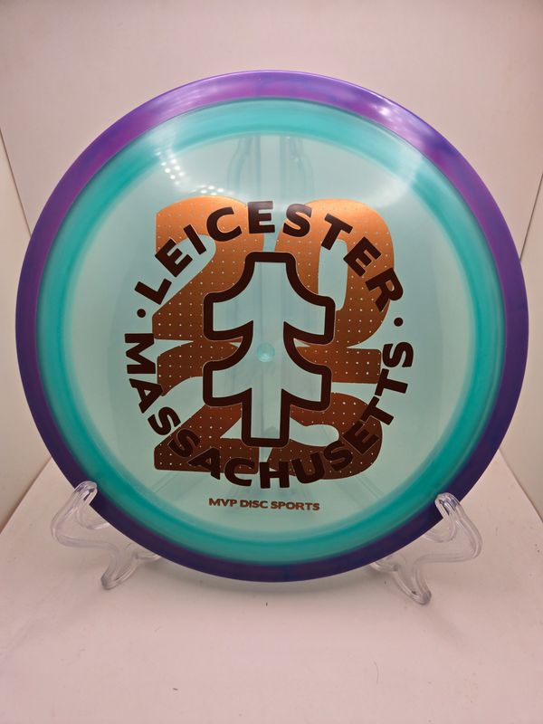 Axiom Discs Proton Time-Lapse - Stock (retooled) MVP Open 2025 Teal Plate Purple Rim 173g