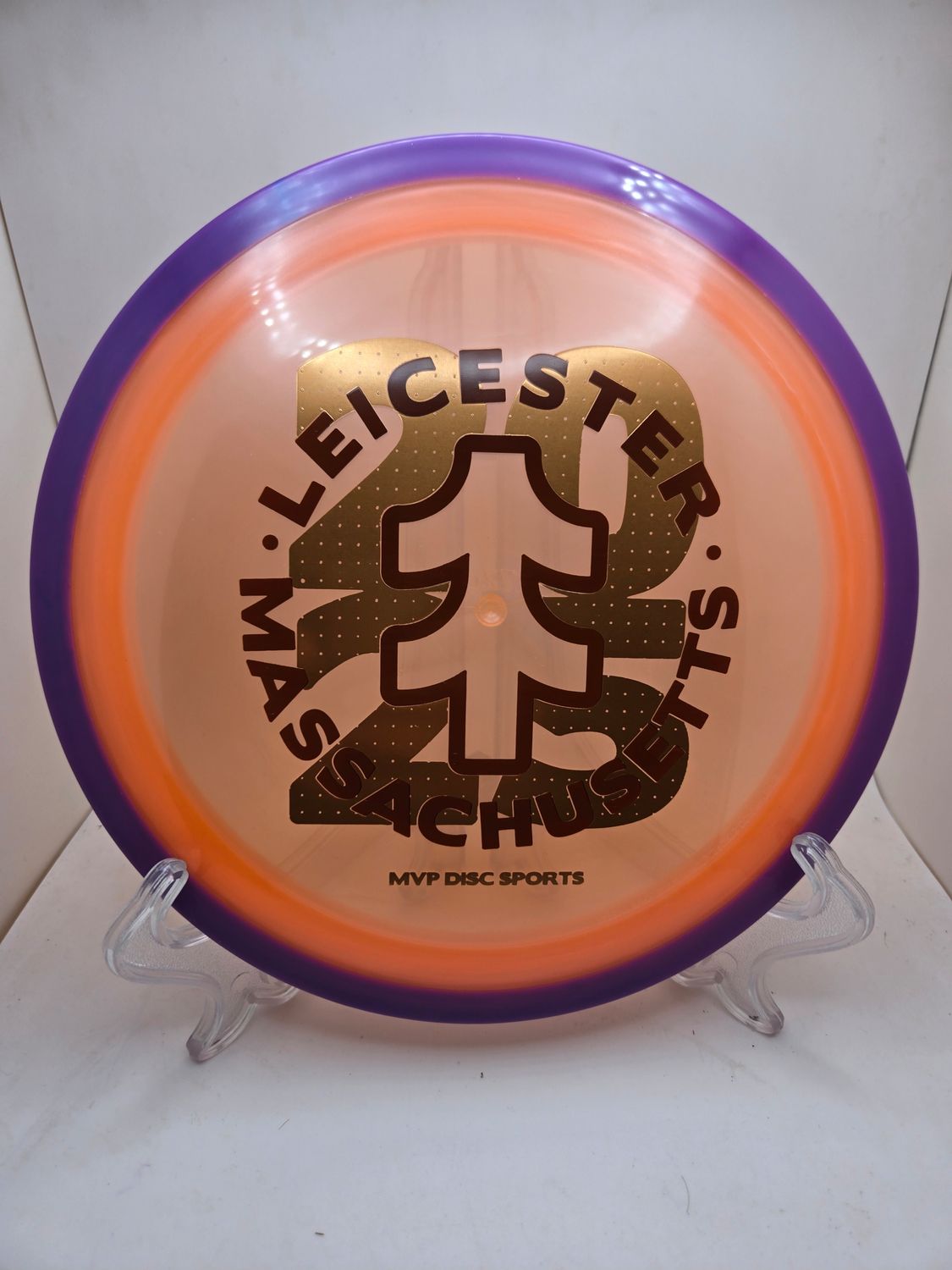 Axiom Discs Proton Time-Lapse - Stock (retooled) MVP Open 2025 Orange Plate Purple Rim 172g