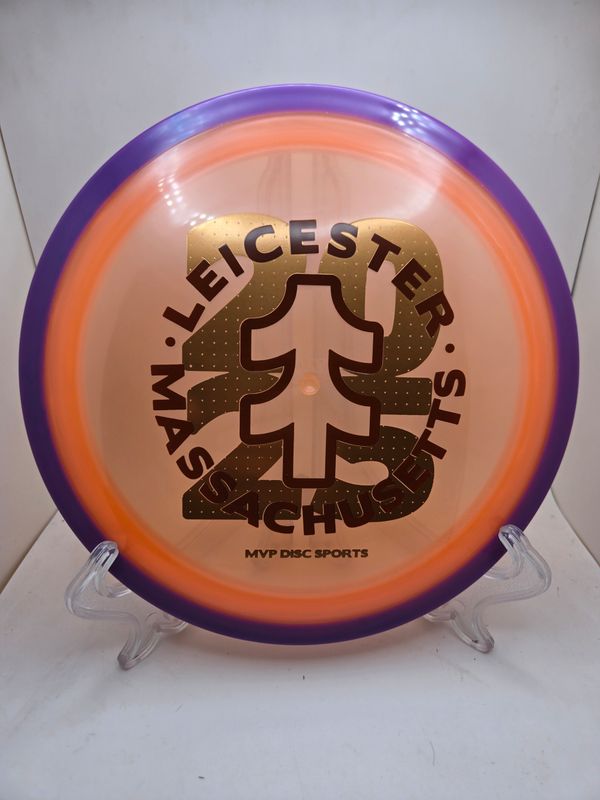Axiom Discs Proton Time-Lapse - Stock (retooled) MVP Open 2025 Orange Plate Purple Rim 172g