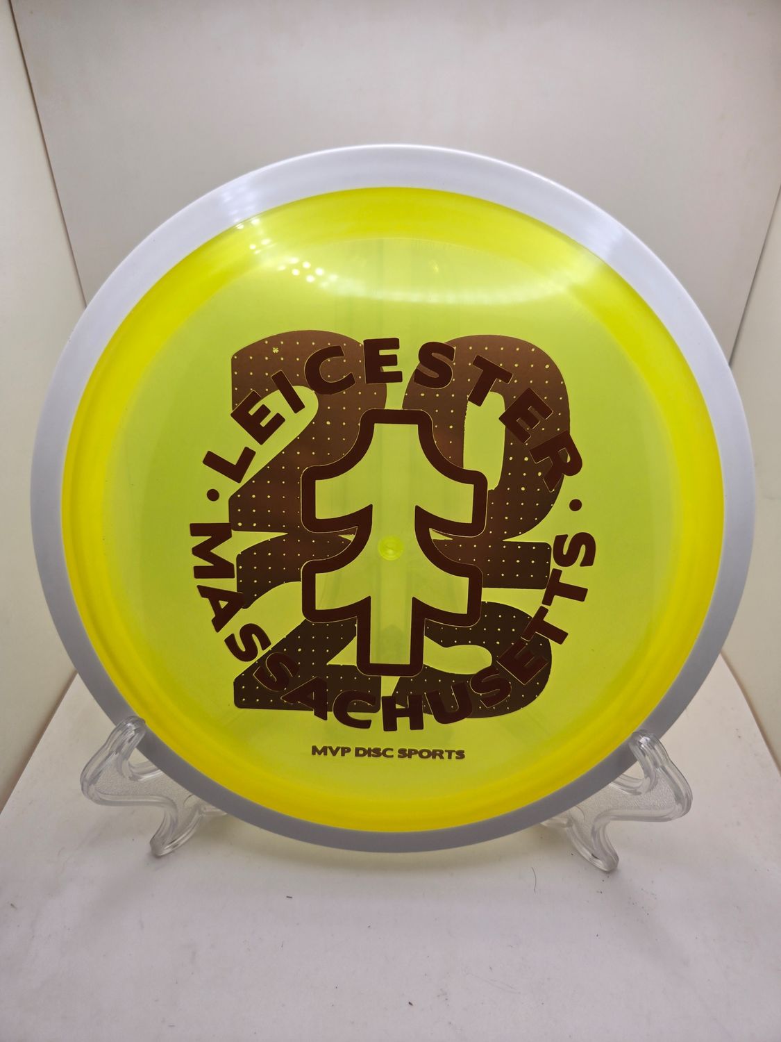 Axiom Discs Proton Time-Lapse - Stock (retooled) MVP Open 2025 Yellow Plate Dayglow White Rim 172g