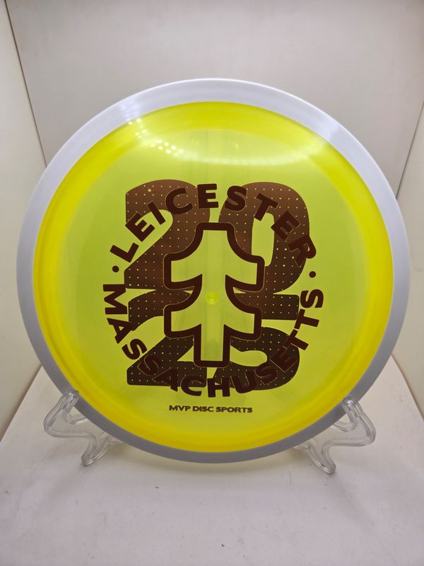 Axiom Discs Proton Time-Lapse - Stock (retooled) MVP Open 2025 Yellow Plate Dayglow White Rim 172g