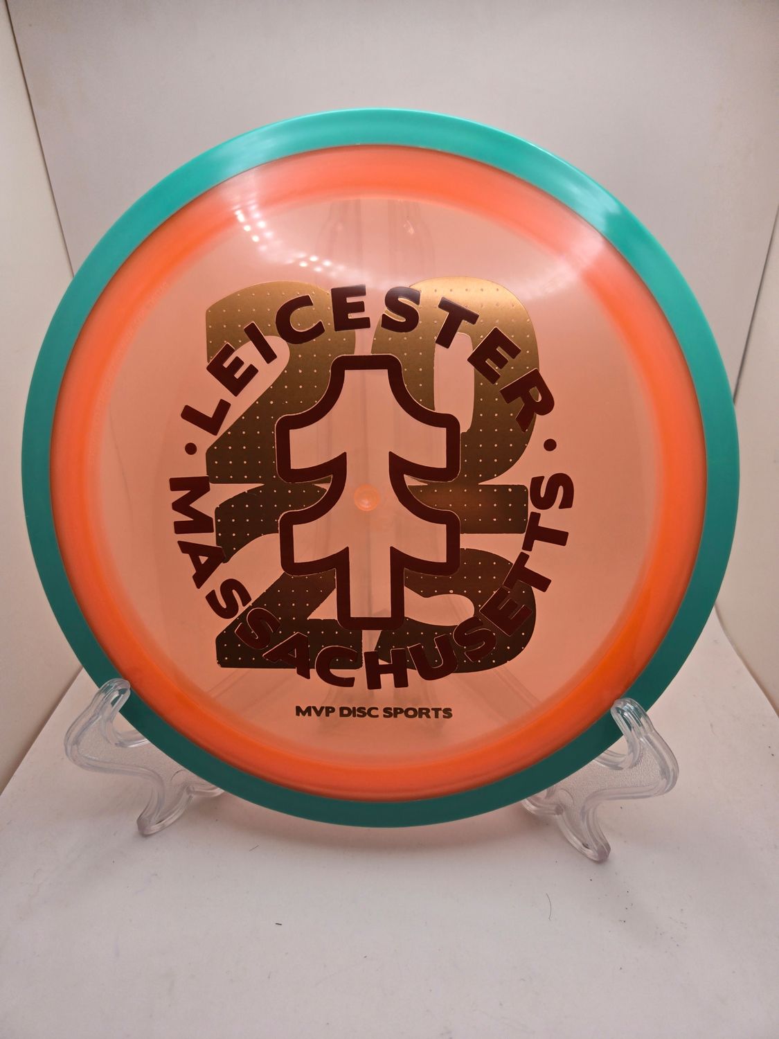 Axiom Discs Proton Time-Lapse - Stock (retooled) MVP Open 2025 Orange Plate Teal Rim 172g