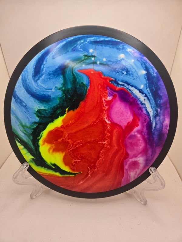 MVP Discs Dyed Rainbow dyed by Dyelicious Discs Wave Fission 172g
