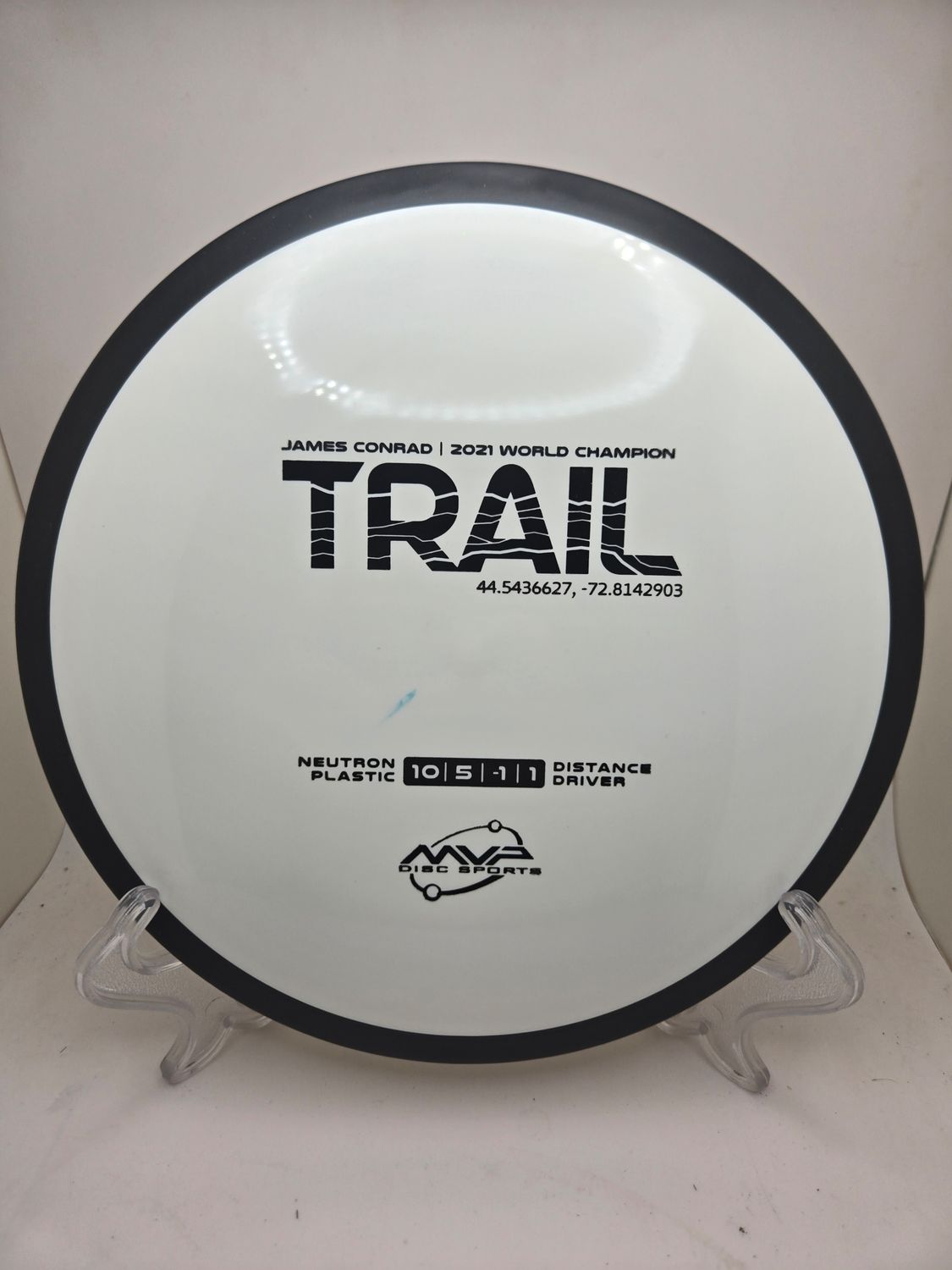 MVP Discs Neutron Stock Stamp Trail White 175g