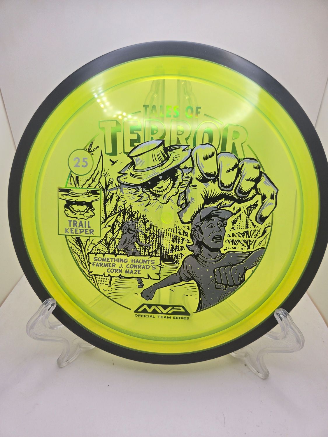 MVP Discs James Conrad MVP Proton Trail - 2025 Halloween Special Edition Dayglow Yellow 173-175g