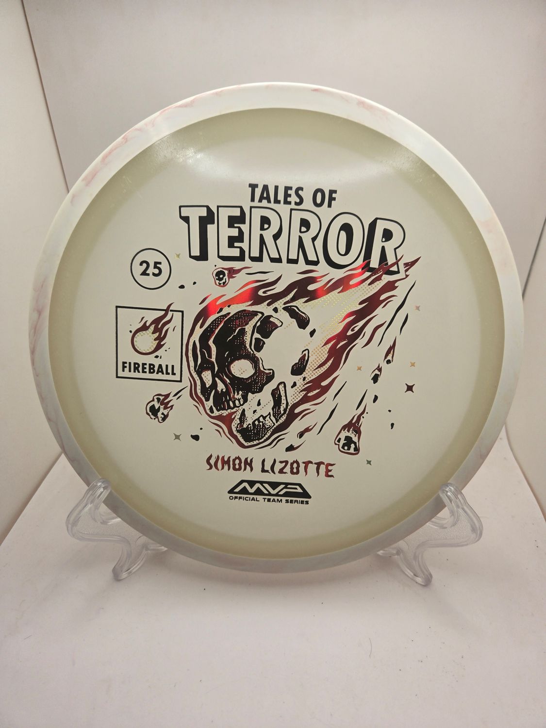 Axiom Discs Particle Eclipse Fireball - Simon Lizotte 2025 Halloween Special Edition Swirly White/pink swirly Rim 173g