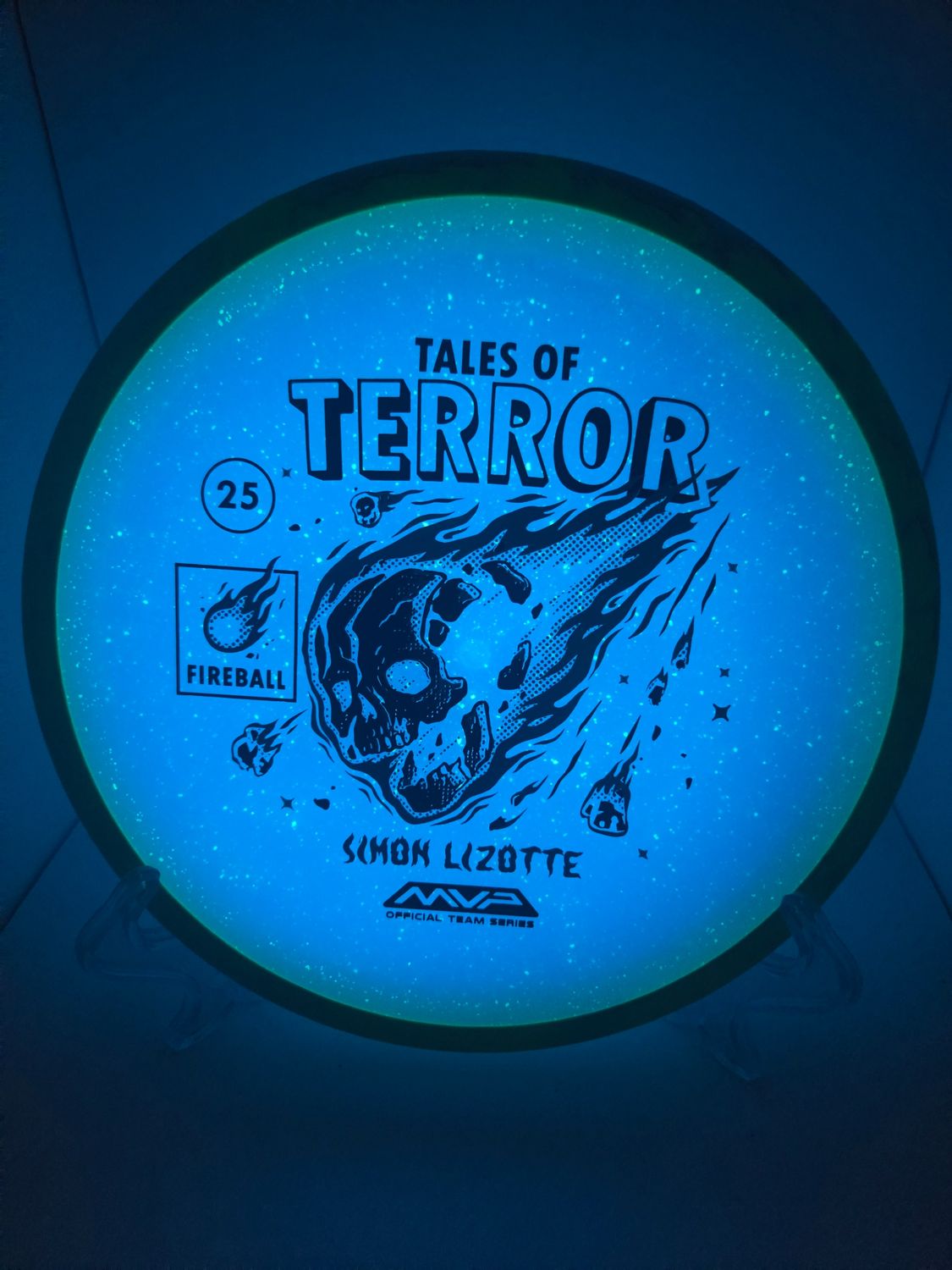Axiom Discs Particle Eclipse Fireball - Simon Lizotte 2025 Halloween Special Edition Swirly Green Rim 174g