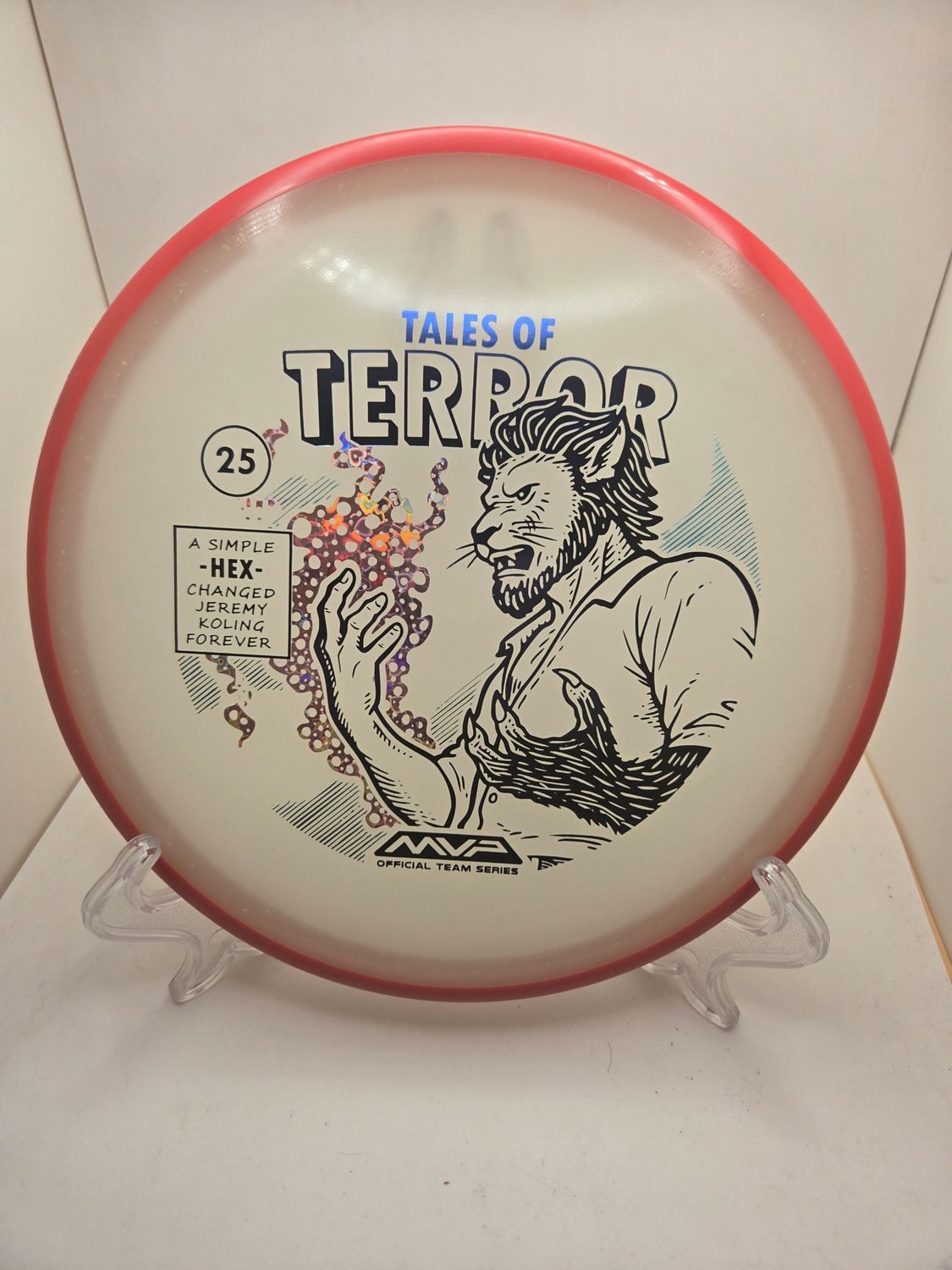 Axiom Discs Particle Eclipse Hex - Jeremy Koling 2025 Halloween Special Edition with Red Rim 176g