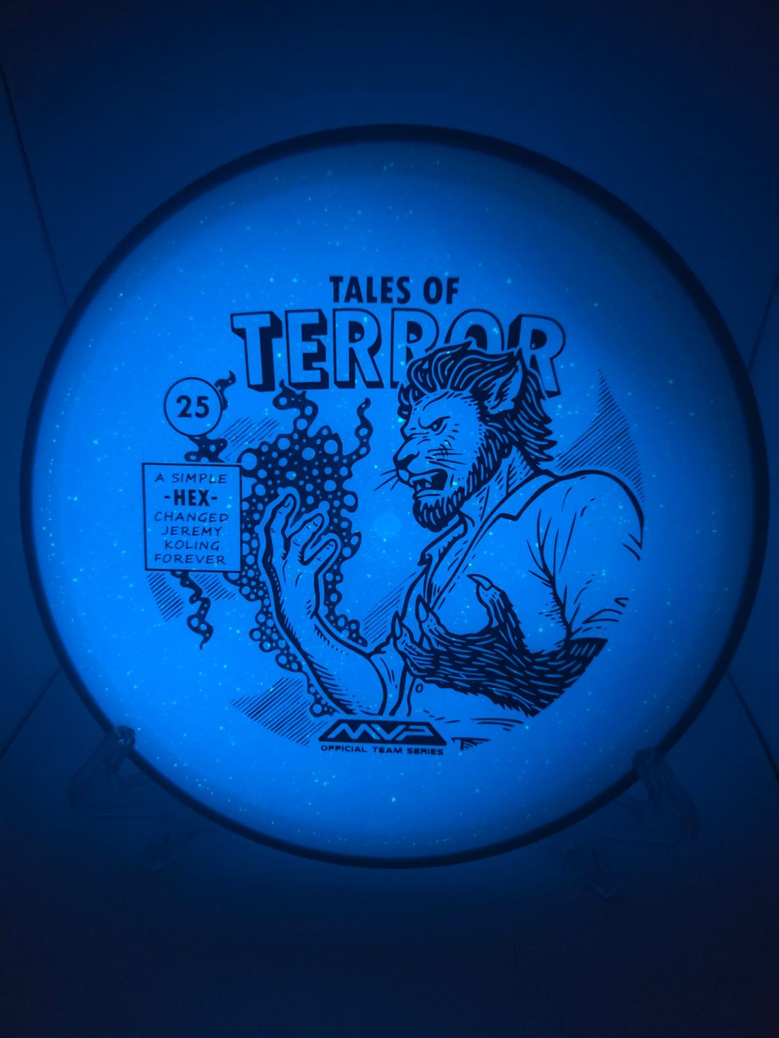 Axiom Discs Particle Eclipse Hex - Jeremy Koling 2025 Halloween Special Edition with Dayglow Green Rim 176g