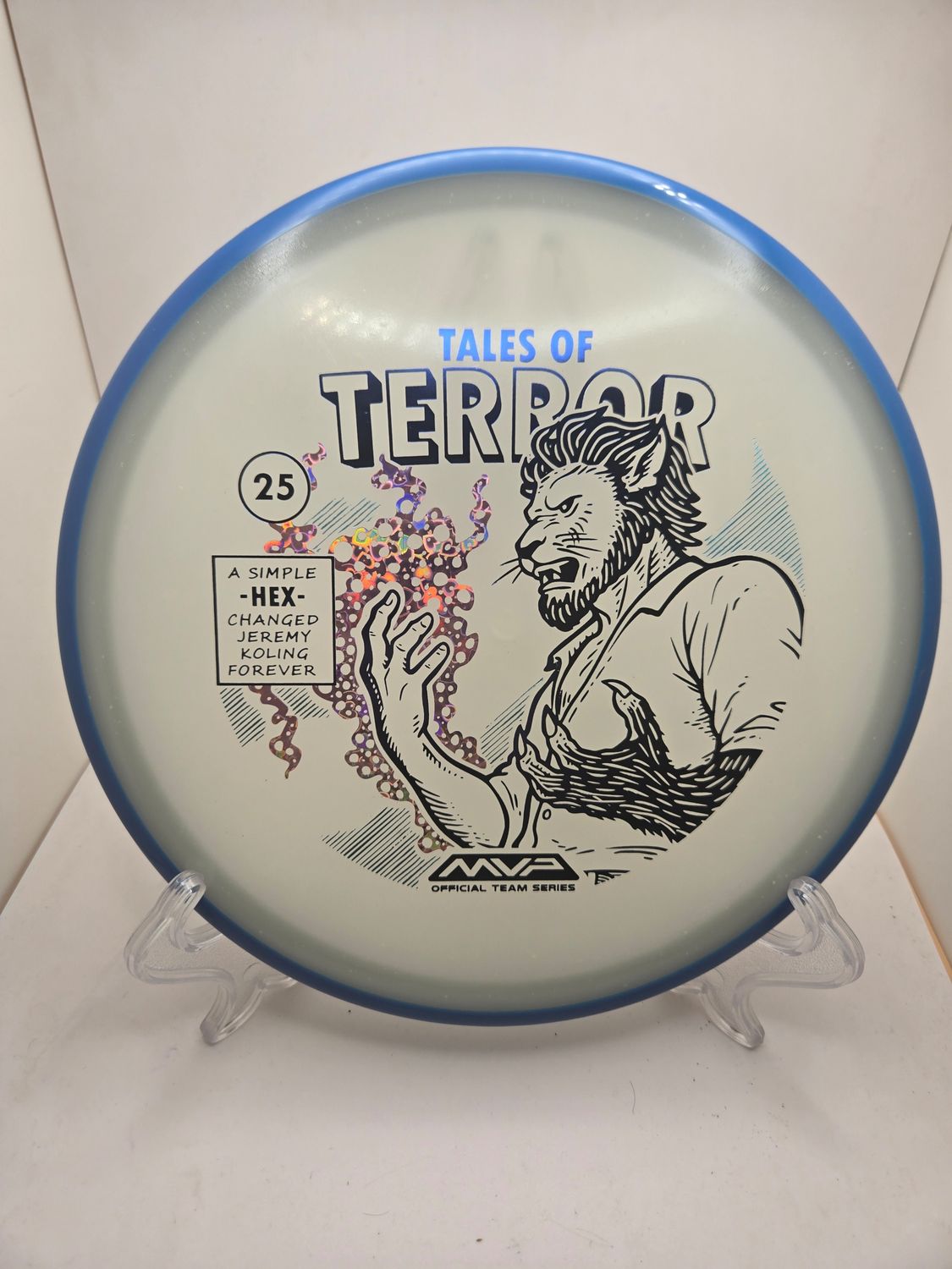 Axiom Discs Particle Eclipse Hex - Jeremy Koling 2025 Halloween Special Edition with Blue Rim 176g