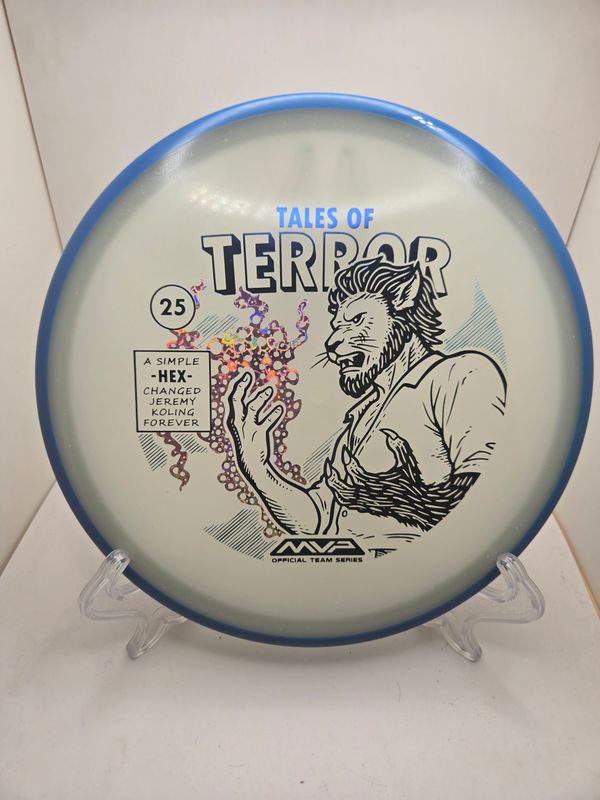Axiom Discs Particle Eclipse Hex - Jeremy Koling 2025 Halloween Special Edition with Blue Rim 176g