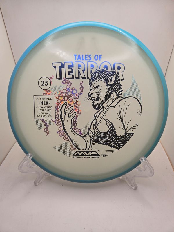 Axiom Discs Particle Eclipse Hex - Jeremy Koling 2025 Halloween Special Edition with Teal Rim 176g
