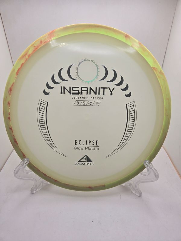 Axiom Discs Eclipse Insanity with Swirly Yellow/Orange Rim 172g