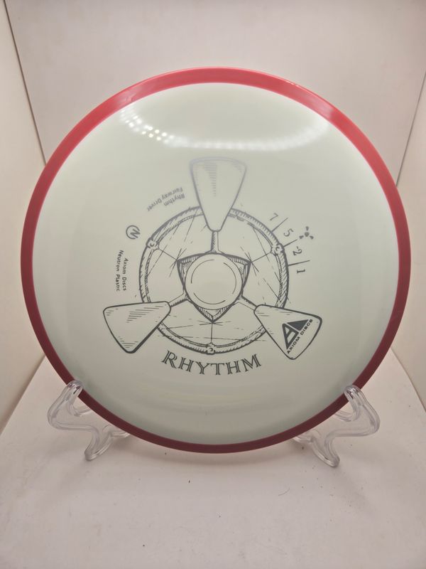 Axiom Discs Rhythm White with Red Rim Neutron 174g