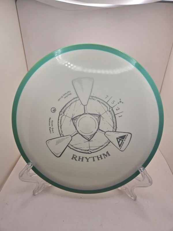 Axiom Discs Rhythm White with Teal Rim Neutron 170g