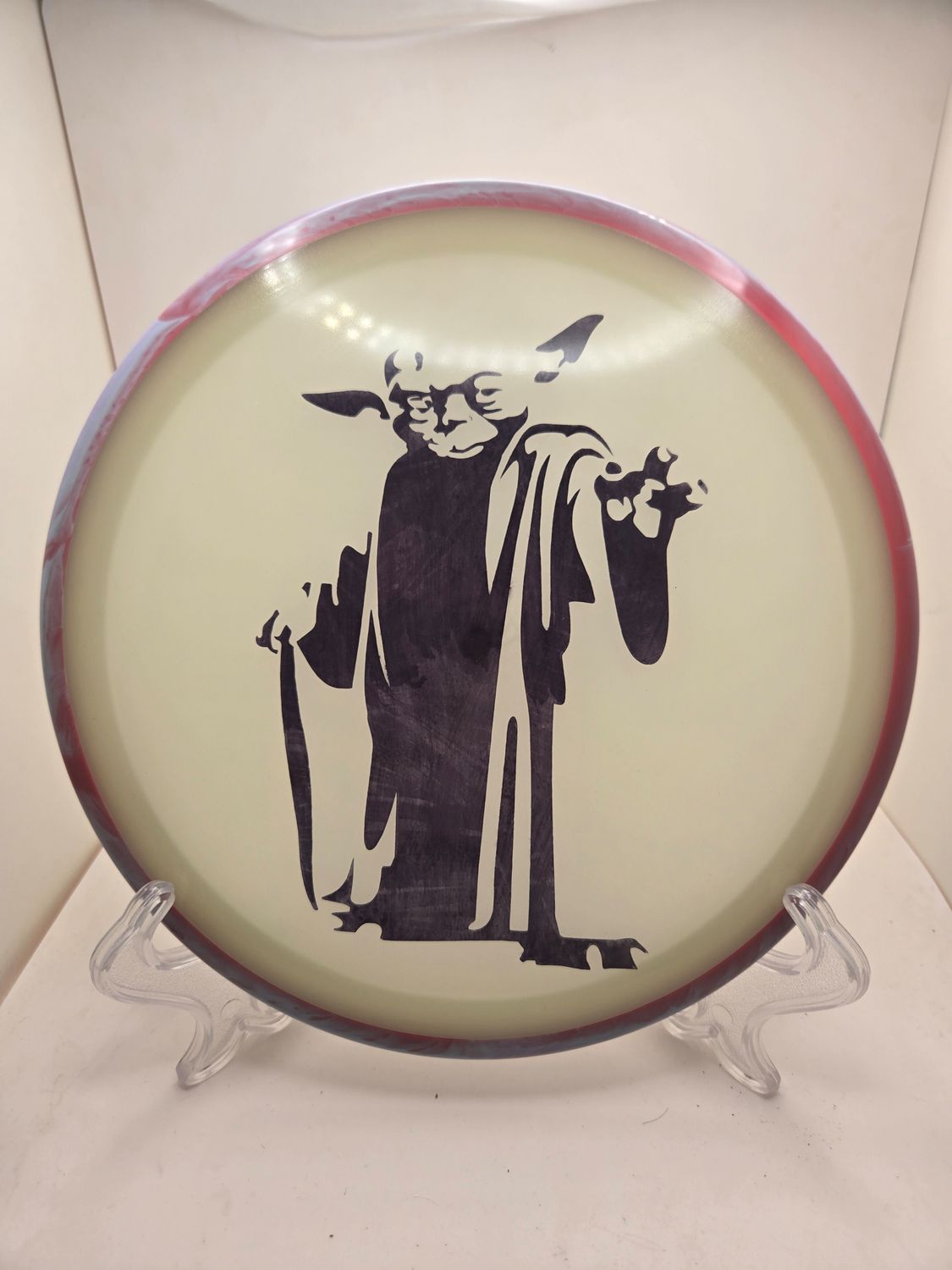Axiom Discs Crave Eclipse Dyed &quot;Glowda&quot; with Burgendy Rim 172g